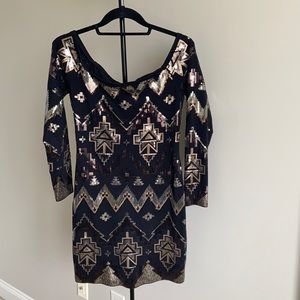 EXPRESS Off the shoulder dress